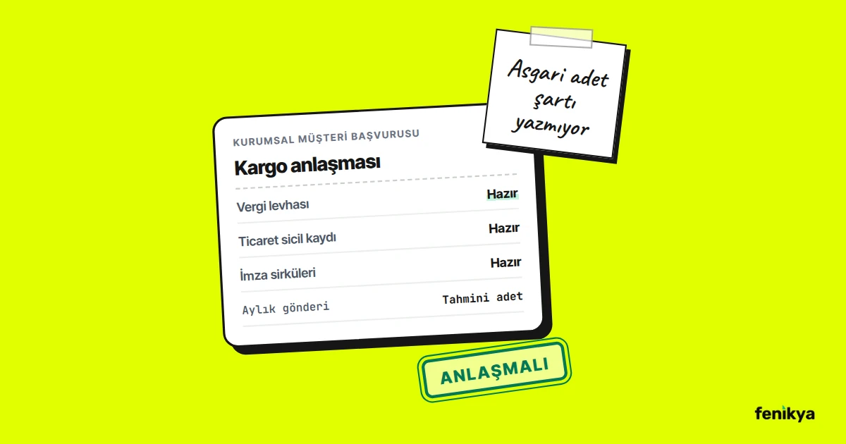 Kargo Anlaşması Nasıl Yapılır? Anlaşmalı Kargo ve Gerekli Belgeler (2026)