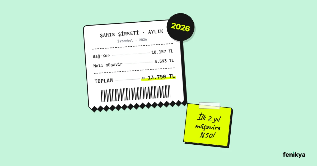 Şahıs Şirketi Açma Maliyeti 2026: İnternetten Satış İçin Kalem Kalem Hesap